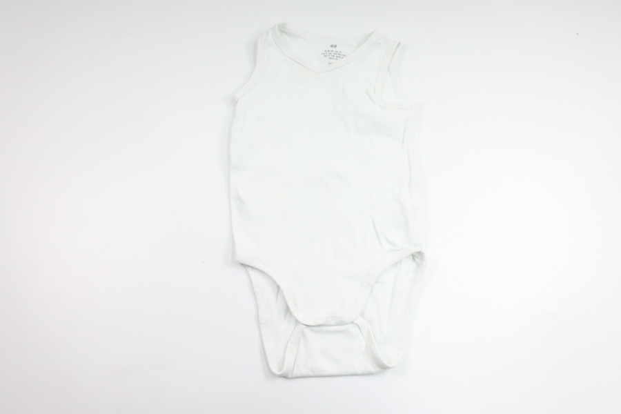 Bodysuit fra H&M - Størrelse 92/98 - Hvid