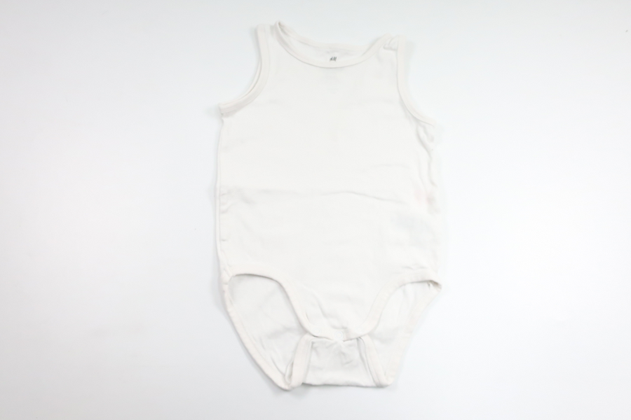 Tanktop fra H&M - Størrelse 92/98 - Hvid