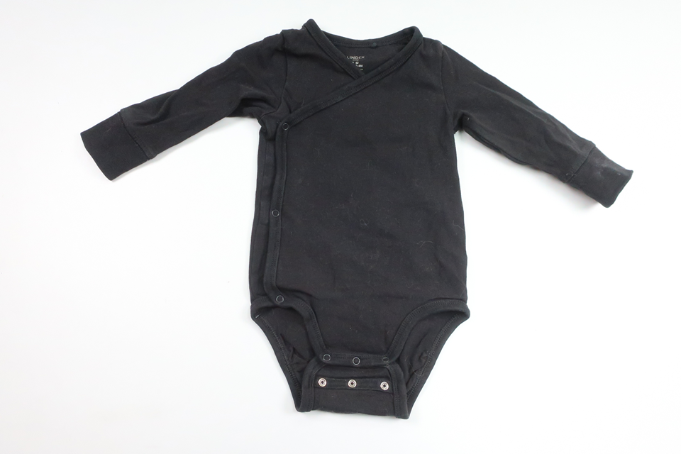 Wrap-body fra Lindex - Størrelse 62 - Sort