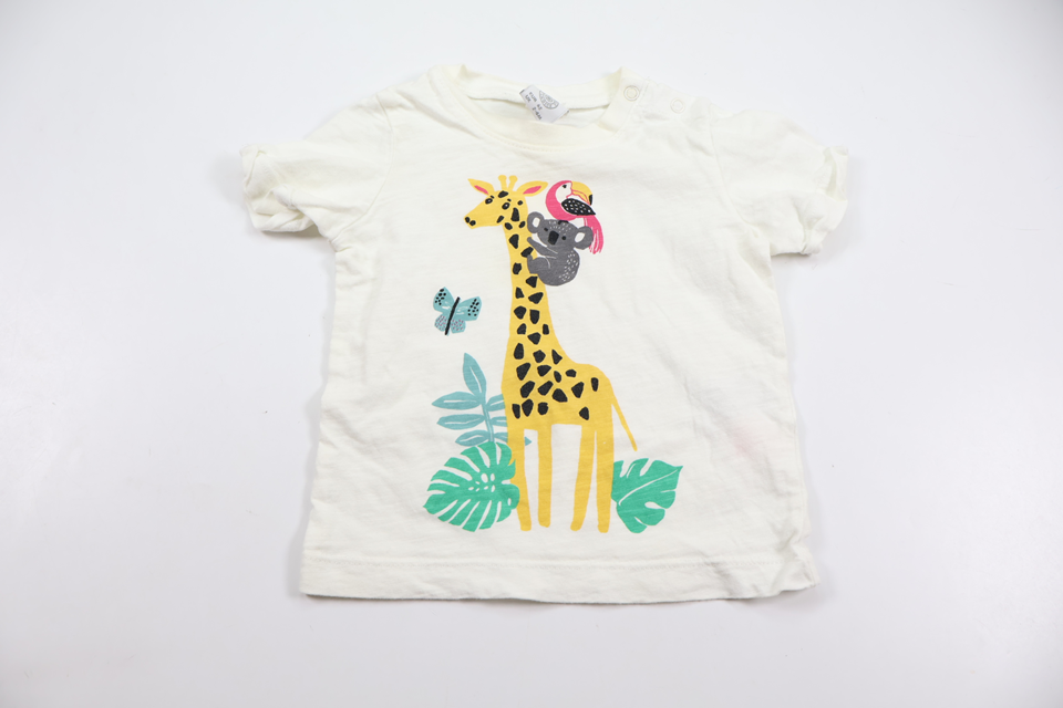 T-shirt fra Lindex - Størrelse 62 - Hvid