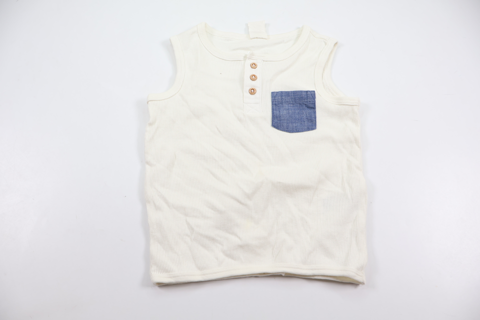 Top fra H&M - Størrelse 80 - Hvid
