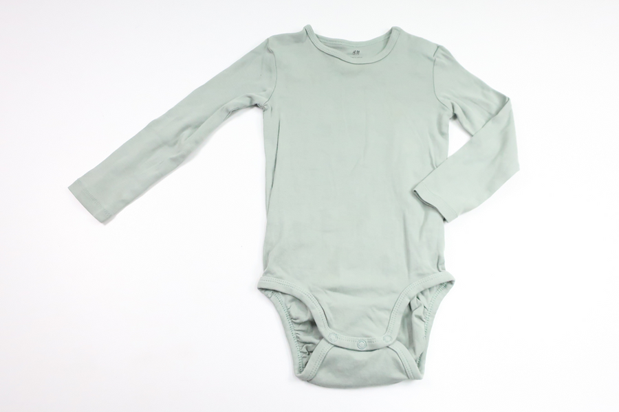 Bodysuit fra H&M - Størrelse 92 - Grøn