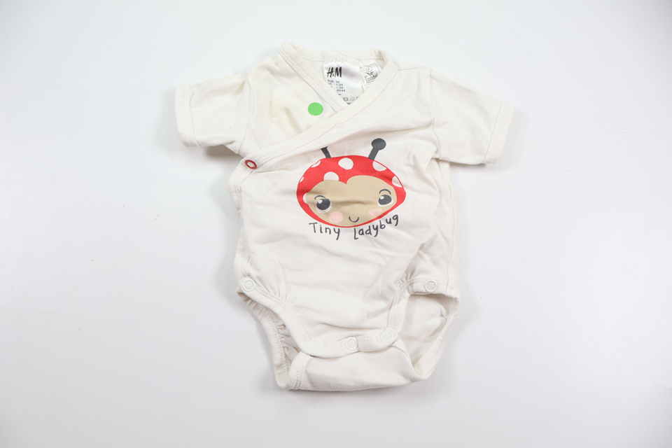 Wrap-body fra H&M - Størrelse 56 - Hvid
