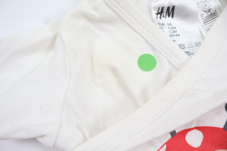 Wrap-body fra H&M - Størrelse 56 - Hvid