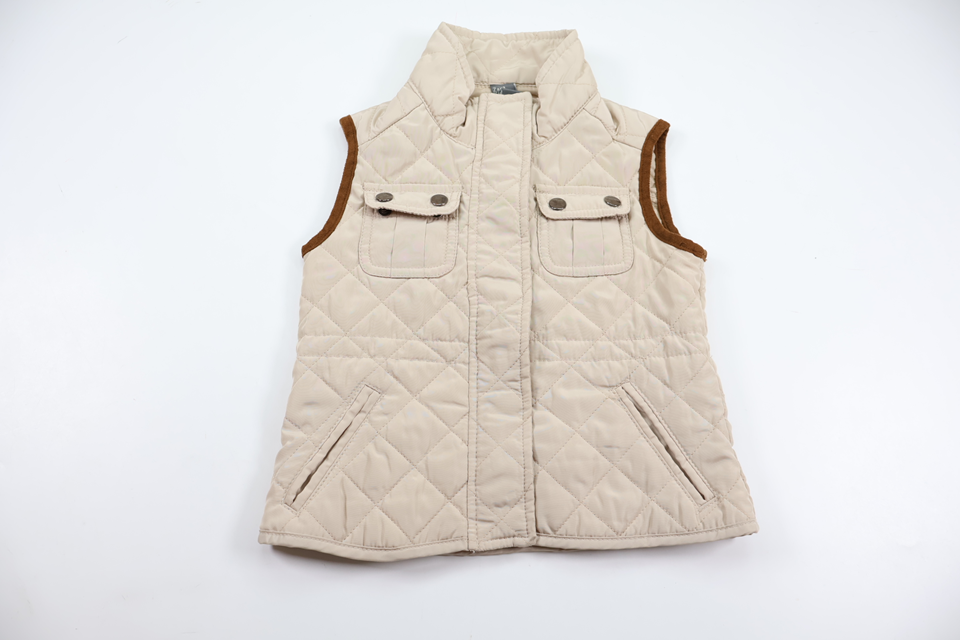 Quiltet vest fra Zara - Størrelse 98 - Beige
