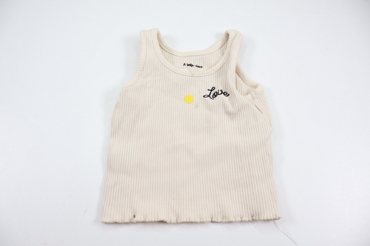 Top fra Ellos - Størrelse 80/86 - Beige