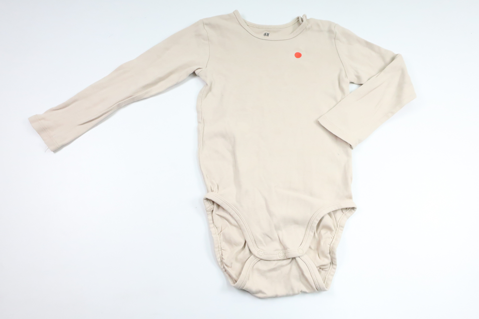 Bodysuit fra H&M - Størrelse 98 - Beige