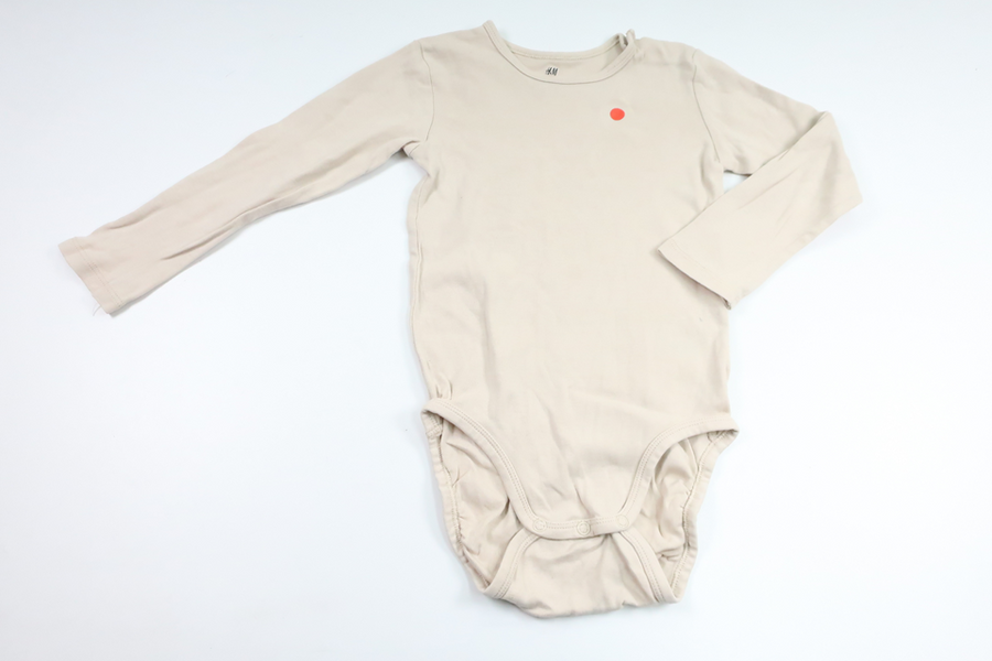 Bodysuit fra H&M - Størrelse 98 - Beige