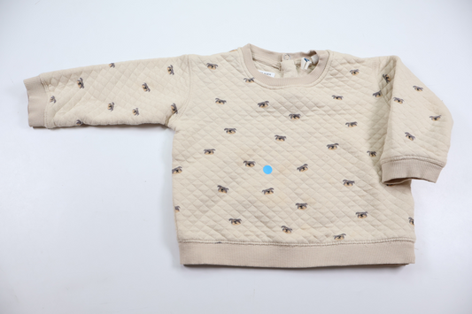 Sweatshirt fra Rikiki - Størrelse 86 - Beige