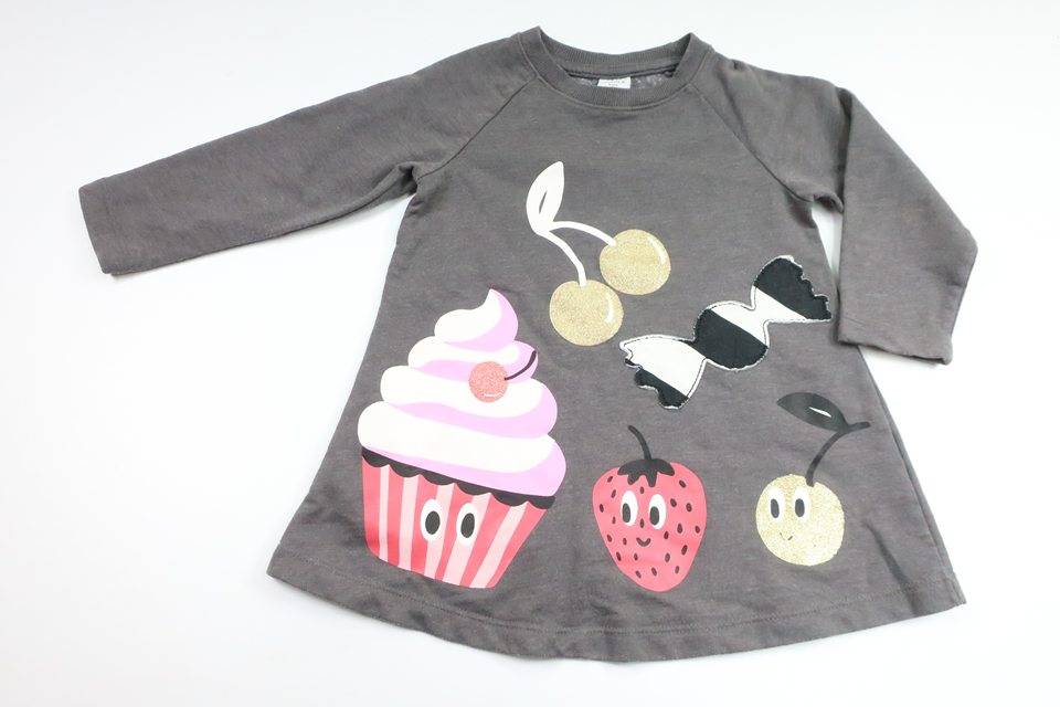 Kjole fra Lindex - Størrelse 92 - Grå