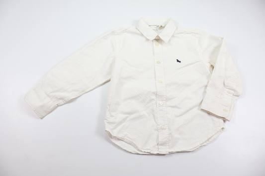 Skjorte fra H&M - Størrelse 98 - Hvid
