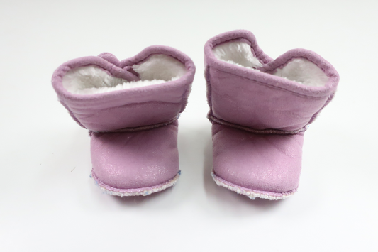 Fleeceforede støvletter fra H&M - Størrelse 14/15 - Pink