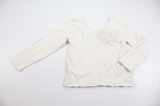Sweater fra H&M - Størrelse 98/104 - Hvid