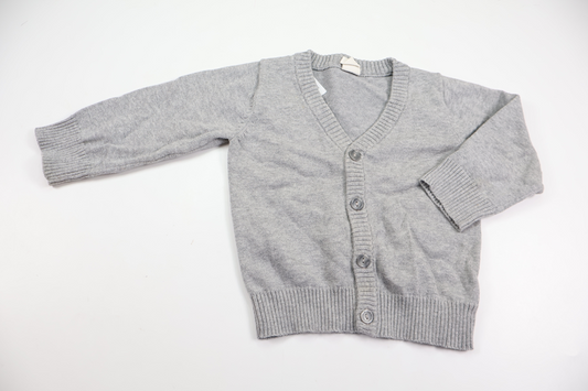 Cardigan fra H&M - Størrelse 74 - Grå