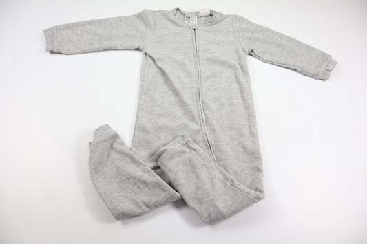 Fleecepyjamas fra H&M - Størrelse 98 - Grå