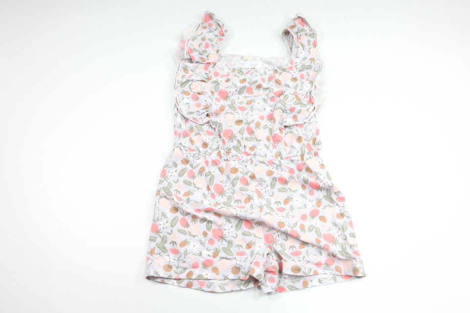 Heldragt med jordbær fra Uniq Mini - Størrelse 122/128 - Blå