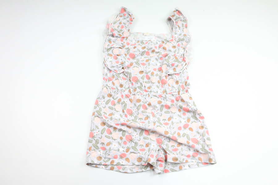 Heldragt med jordbær fra Uniq Mini - Størrelse 122/128 - Blå