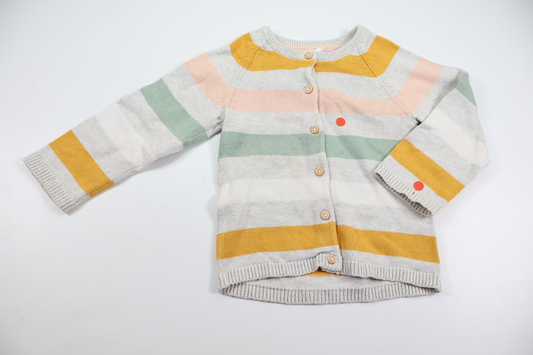 Strikket sweater fra H&M - Størrelse 92 - Multifarvet