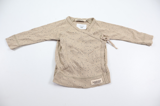 Slå om-trøje fra MarMar Copenhagen - Størrelse 62 - Beige