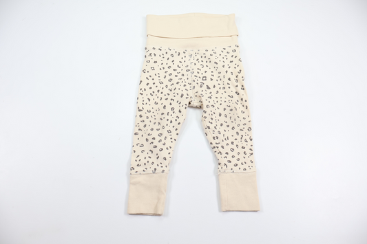 Leopardmønstrede bukser fra Kappahl - Størrelse 68 - Beige