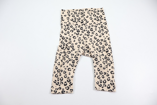 Leopardmønstrede bukser fra H&M - Størrelse 68 - Råhvid