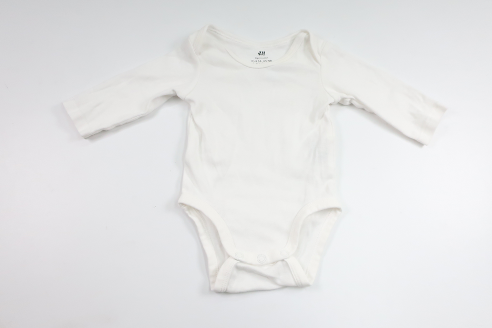 Bodysuit fra H&M - Størrelse 56 - Hvid
