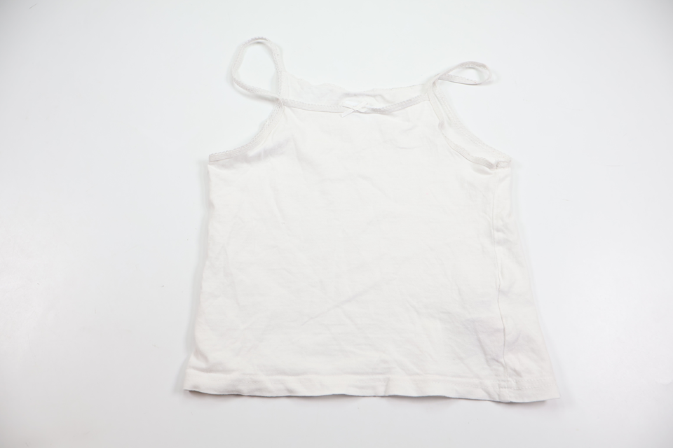 Top fra Primark - Størrelse 110/116 - Hvid