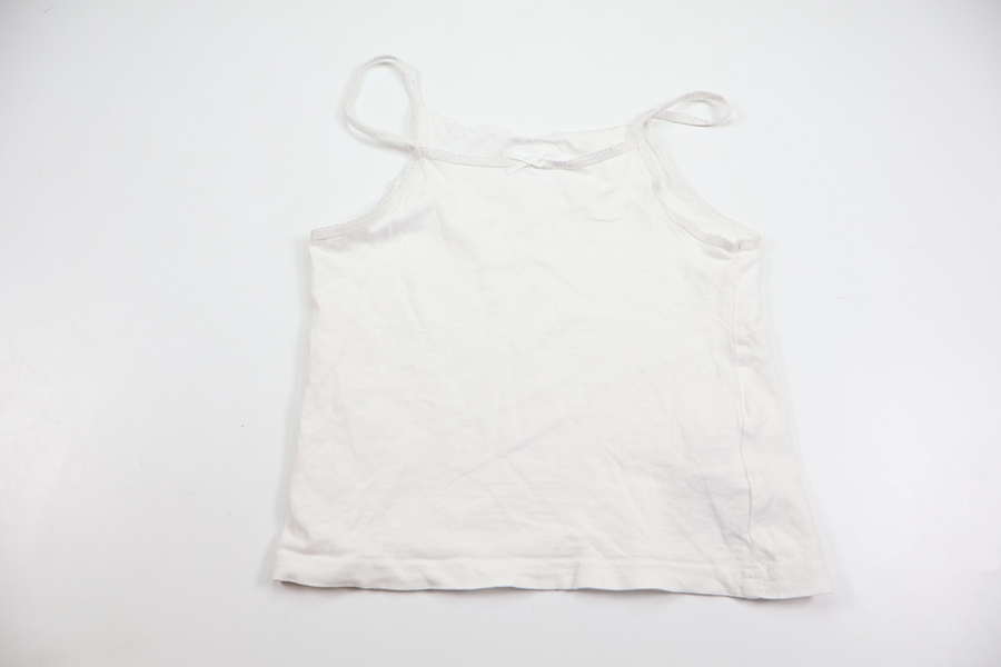 Top fra Primark - Størrelse 110/116 - Hvid