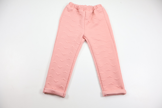 Bukser med hjerter fra Koton Baby - Størrelse 92/98 - Rosa
