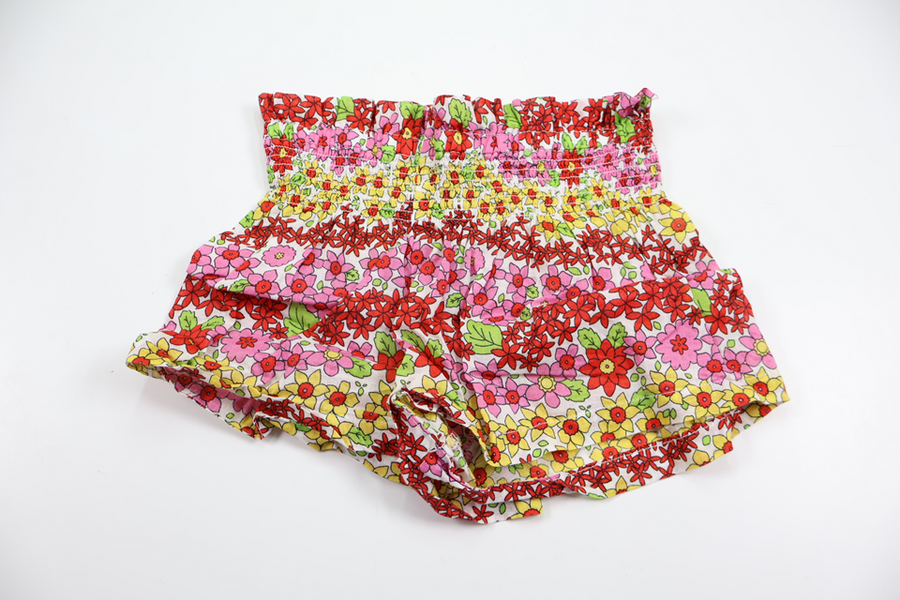 Blomstrede shorts fra Ukendt - Størrelse 98/104 - Multi