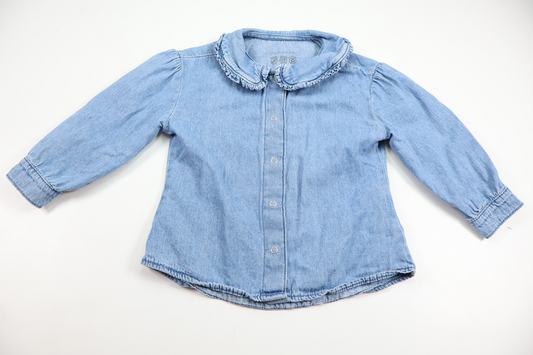 Jeansskjorte fra Primark - Størrelse 98 - Denim