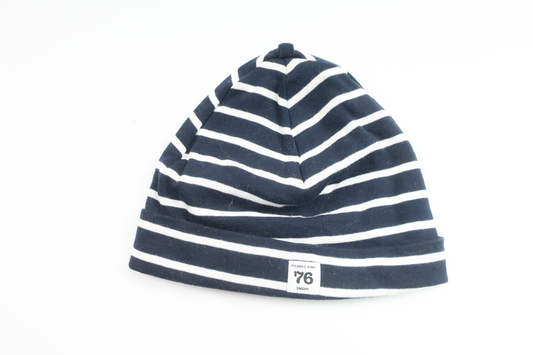 Stribet hue fra Polarn o. Pyret - Størrelse 48/50 - Marineblå