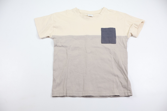 T-shirt fra Lindex - Størrelse 98/104 - Beige