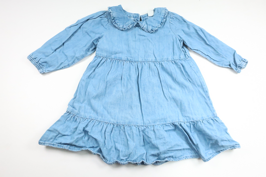 Denimkjole fra Lindex - Størrelse 104 - Denim