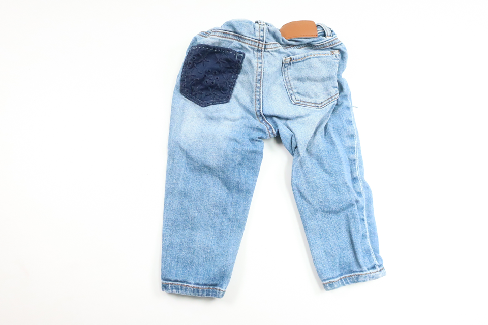 Jeans fra H&M - Størrelse 74 - Denim
