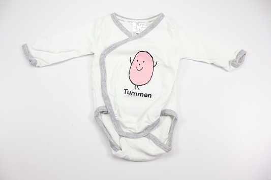 Slå-om-bodystocking med Tummen fra Laban - Størrelse 56 - Hvid