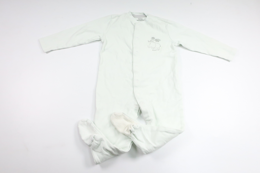 Pyjamas fra Primark - Størrelse 86 - Hvid