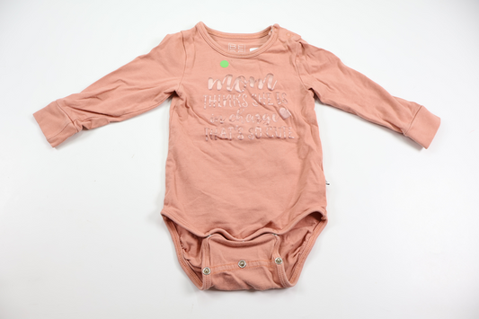 Bodysuit fra BEBE - Størrelse 70 - Lyserød