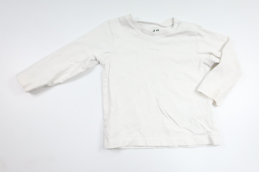 Sweater fra H&M - Størrelse 80 - Hvid