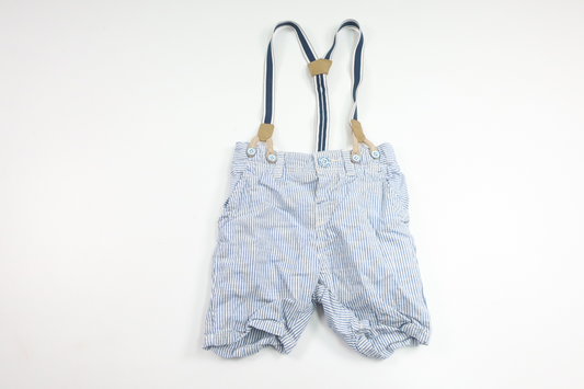 Strømpeholdershorts fra H&M - Størrelse 80 - Blå
