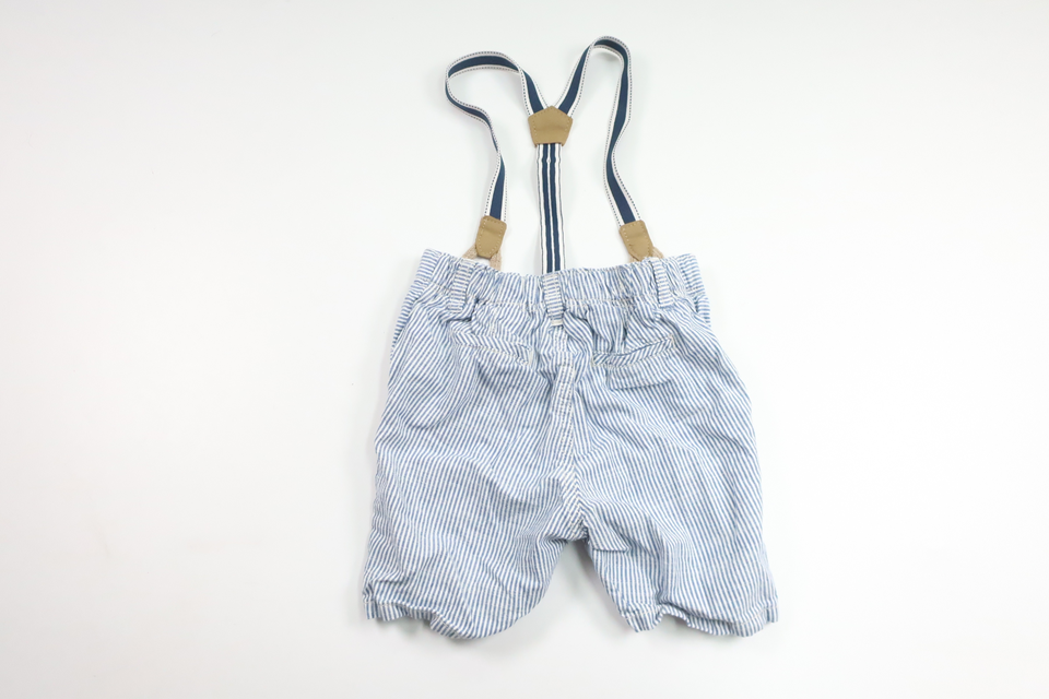 Strømpeholdershorts fra H&M - Størrelse 80 - Blå