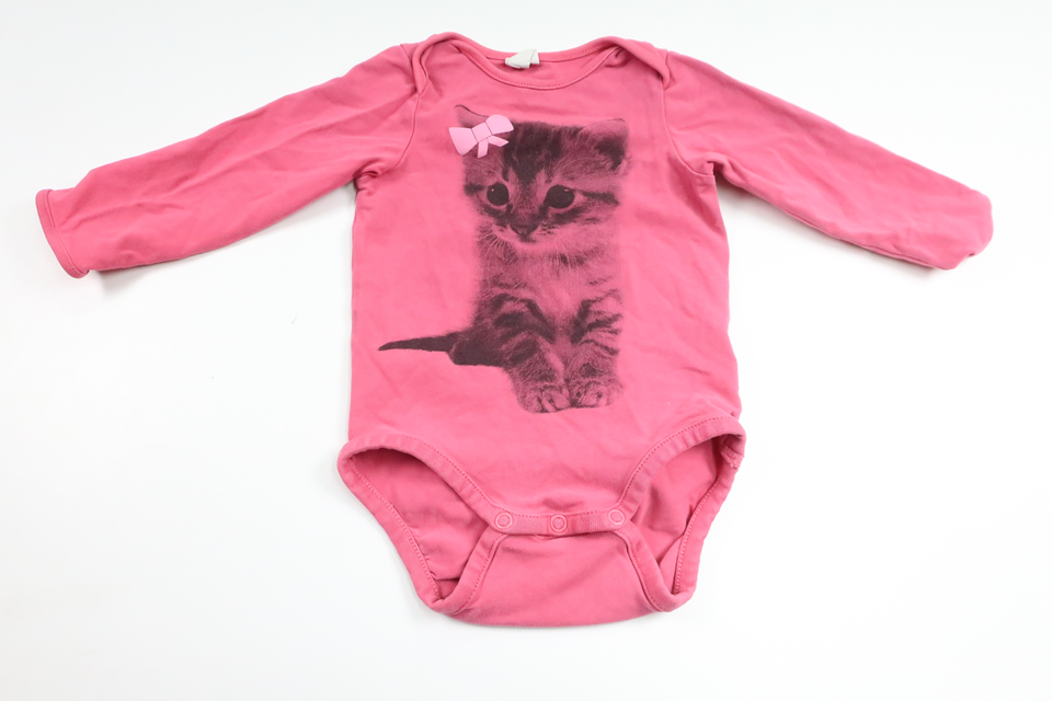 Bodysuit fra H&M - Størrelse 74 - Lyserød