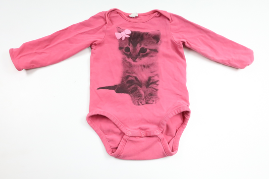 Bodysuit fra H&M - Størrelse 74 - Lyserød