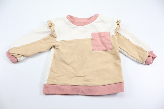 Sweatshirt fra H&M - Størrelse 74 - Beige