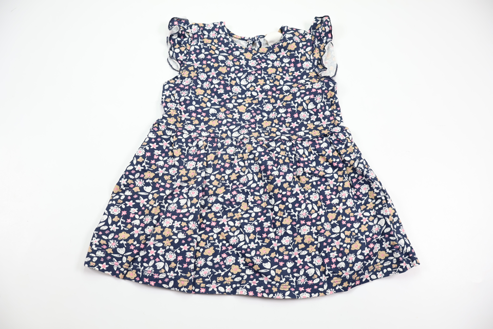 Blomsterkjole fra H&M - Størrelse 74 - Marineblå