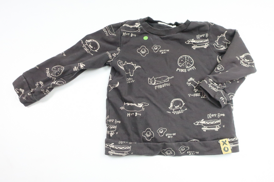 Sweatshirt fra Kappahl - Størrelse 98/104 - Grå