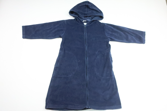 Morgenkåbe/badekåbe fra Why Why - Størrelse 98/104 - Marineblå