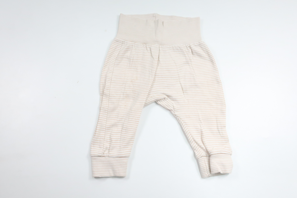 Stribede bukser fra H&M - Størrelse 68 - Beige