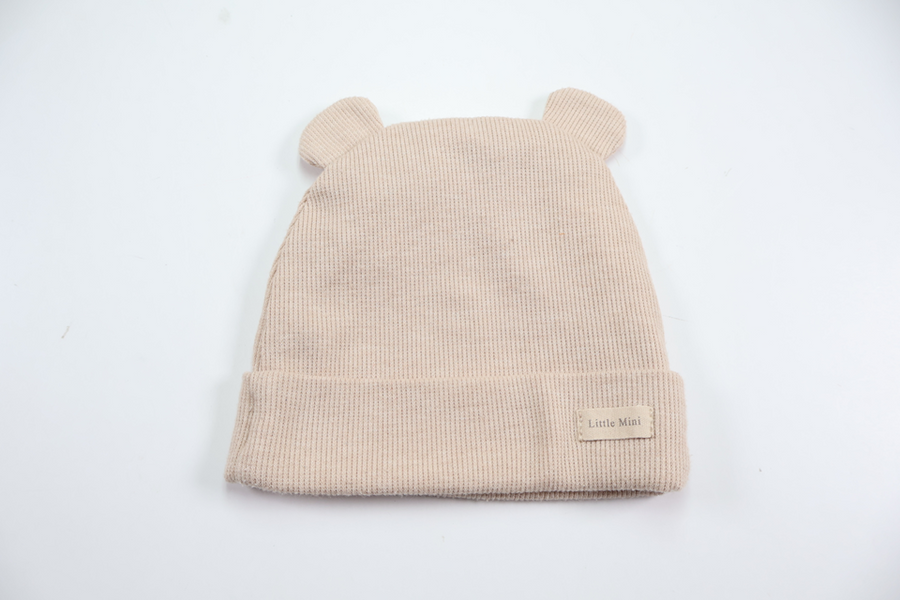 Ribstrikket hue fra Zara - Størrelse 45 - Rosa