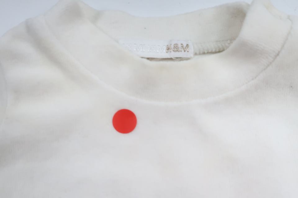 Fleecepyjamas fra H&M - Størrelse 50/56 - Hvid